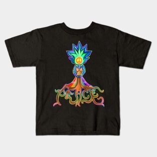 Mother Nature Roots of Peace Kids T-Shirt